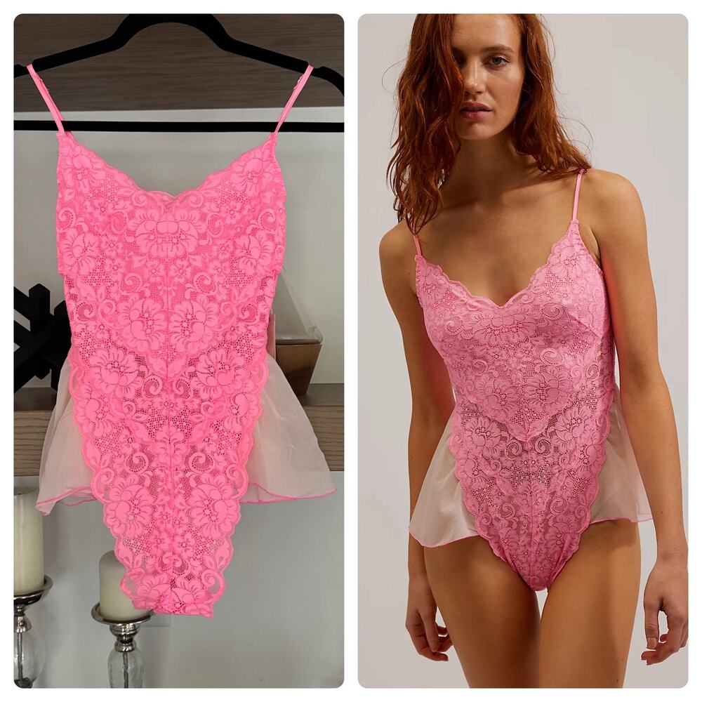 We are HAH x Free People Maid To Wear Bodysuit